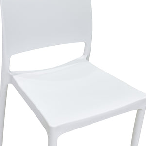Καρέκλα Fenxy  pp σε λευκή απόχρωση 38x42x77εκ - Pakobazaar