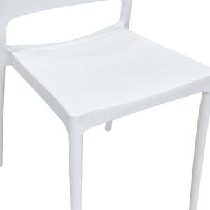 Καρέκλα Fenxy  pp σε λευκή απόχρωση 38x42x77εκ - Pakobazaar