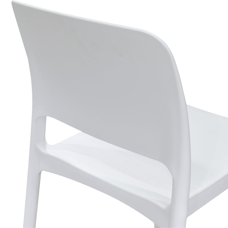 Καρέκλα Fenxy  pp σε λευκή απόχρωση 38x42x77εκ - Pakobazaar