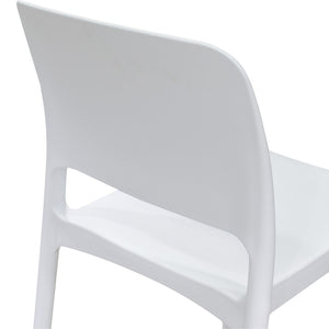 Καρέκλα Fenxy  pp σε λευκή απόχρωση 38x42x77εκ - Pakobazaar