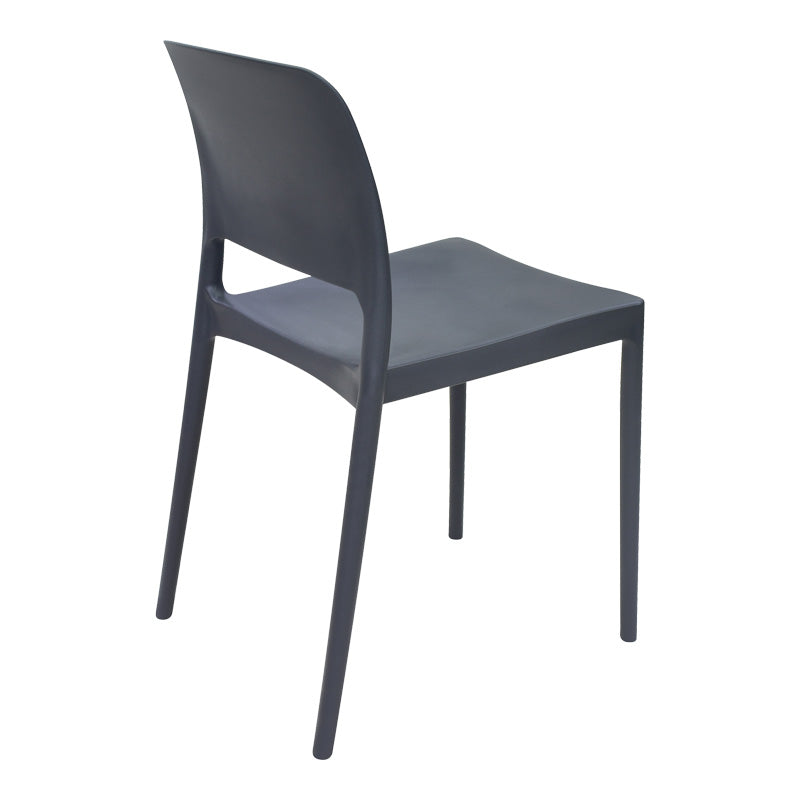 Καρέκλα Fenxy  pp σε μαύρη απόχρωση 38x42x77εκ - Pakobazaar