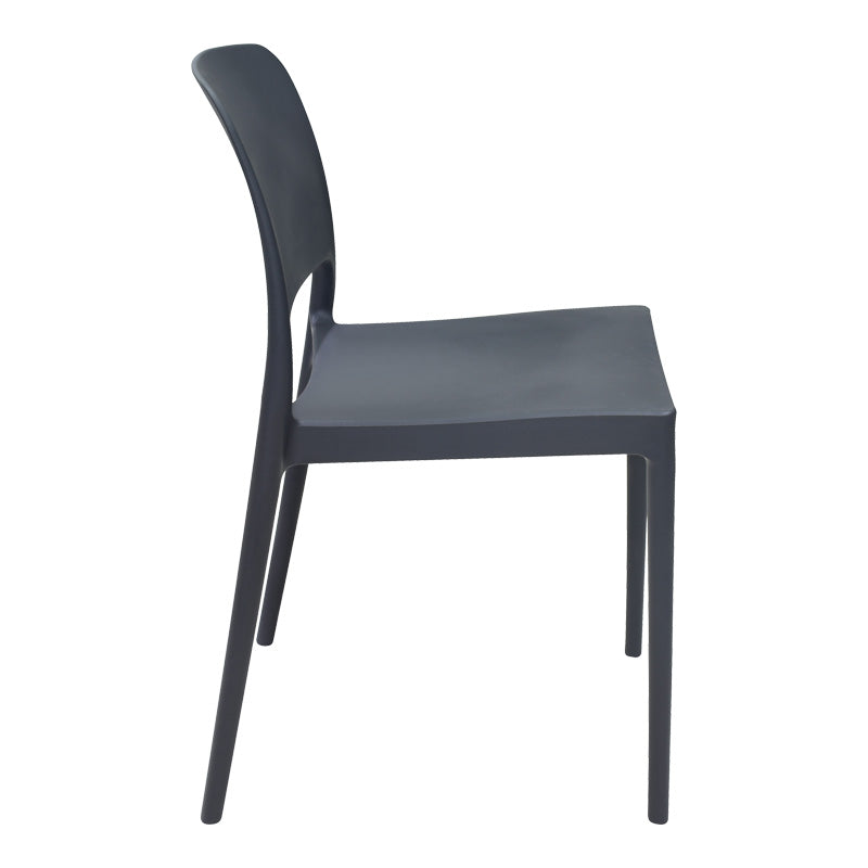 Καρέκλα Fenxy  pp σε μαύρη απόχρωση 38x42x77εκ - Pakobazaar