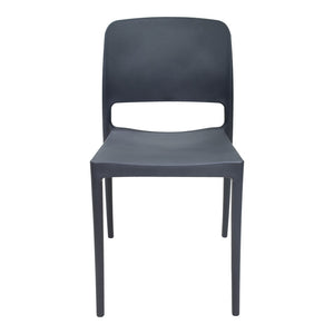 Καρέκλα Fenxy  pp σε μαύρη απόχρωση 38x42x77εκ - Pakobazaar