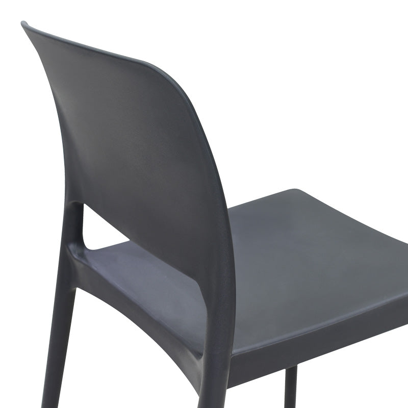 Καρέκλα Fenxy  pp σε μαύρη απόχρωση 38x42x77εκ - Pakobazaar