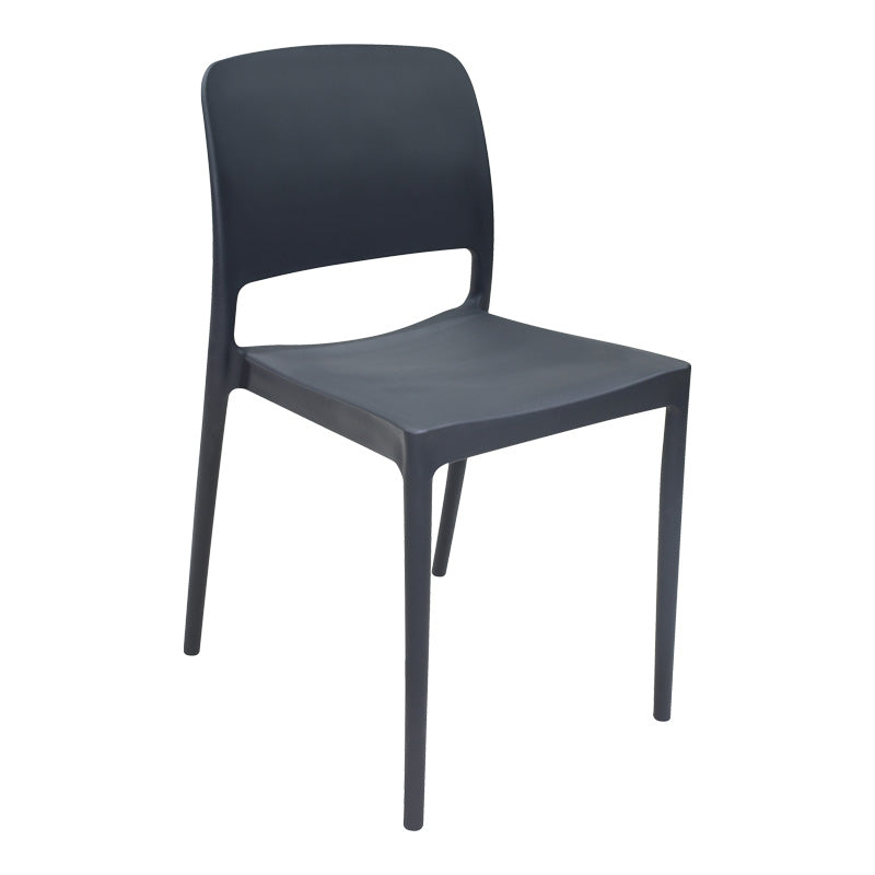 Καρέκλα Fenxy  pp σε μαύρη απόχρωση 38x42x77εκ - Pakobazaar