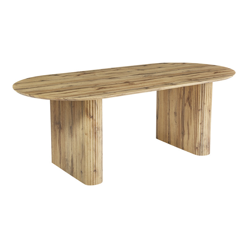 Τραπέζι Nembou  mdf σε oak απόχρωση 210x100x76εκ - Pakobazaar