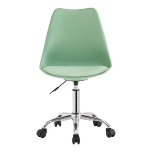 Καρέκλα γραφείου Gaston II  μέντα pp-pu 48x57x77-90εκ - Pakobazaar