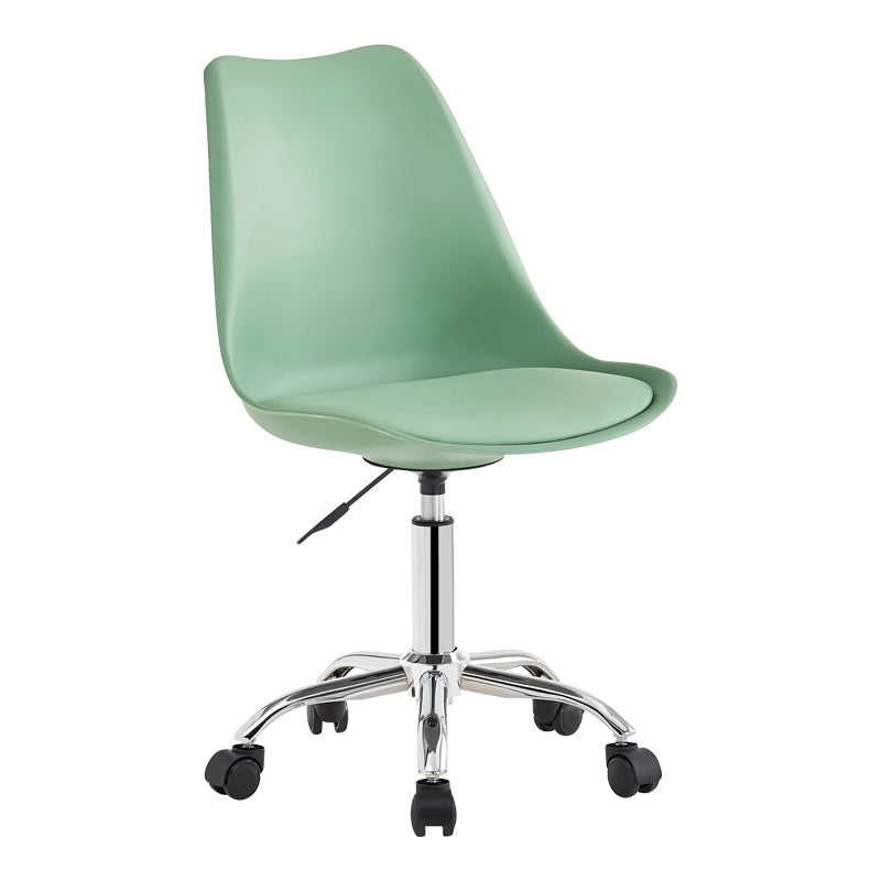 Καρέκλα γραφείου Gaston II  μέντα pp-pu 48x57x77-90εκ - Pakobazaar