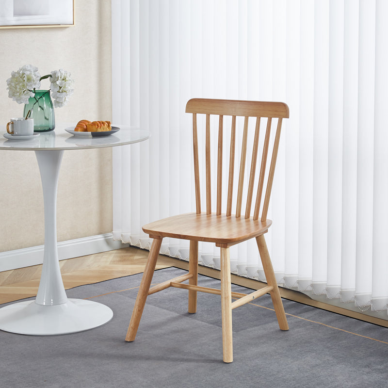 Καρέκλα Melia  rubberwood σε φυσική απόχρωση 45x51x87εκ - Pakobazaar
