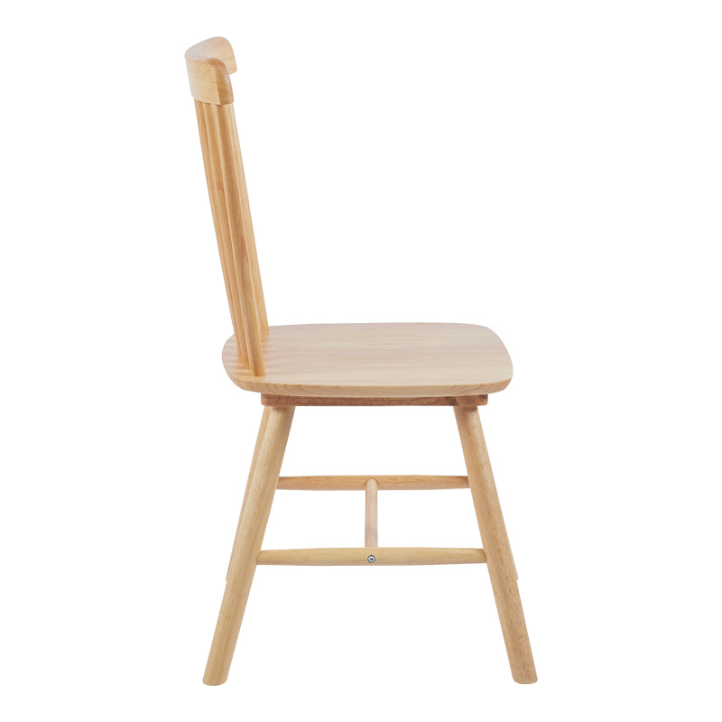 Καρέκλα Melia  rubberwood σε φυσική απόχρωση 45x51x87εκ - Pakobazaar