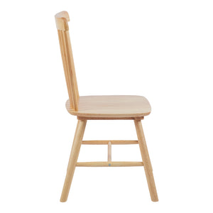 Καρέκλα Melia  rubberwood σε φυσική απόχρωση 45x51x87εκ - Pakobazaar