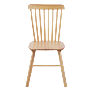 Καρέκλα Melia  rubberwood σε φυσική απόχρωση 45x51x87εκ - Pakobazaar