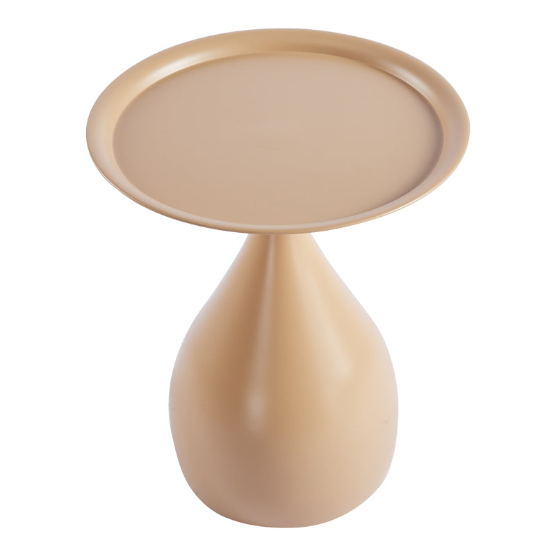 Βοηθητικό τραπέζι Samino  μέταλλο cappuccino Φ39x42εκ - Pakobazaar