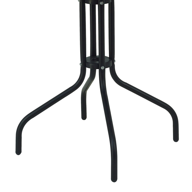 Τραπέζι Vergo  μαύρο μέταλλο Φ60x70εκ - Pakobazaar