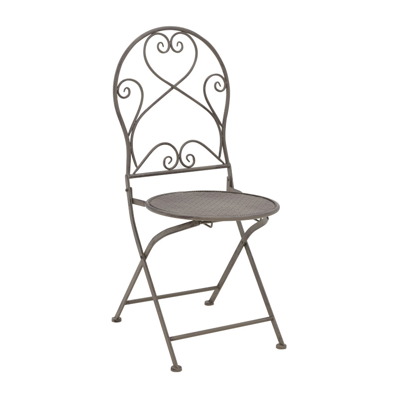 Τραπεζαρία Walen  σετ 3τεμ μέταλλο σε μπρονζέ απόχρωση - Image 3