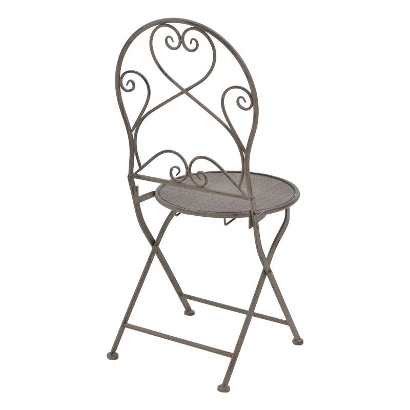 Τραπεζαρία Walen  σετ 3τεμ μέταλλο σε μπρονζέ απόχρωση - Image 4