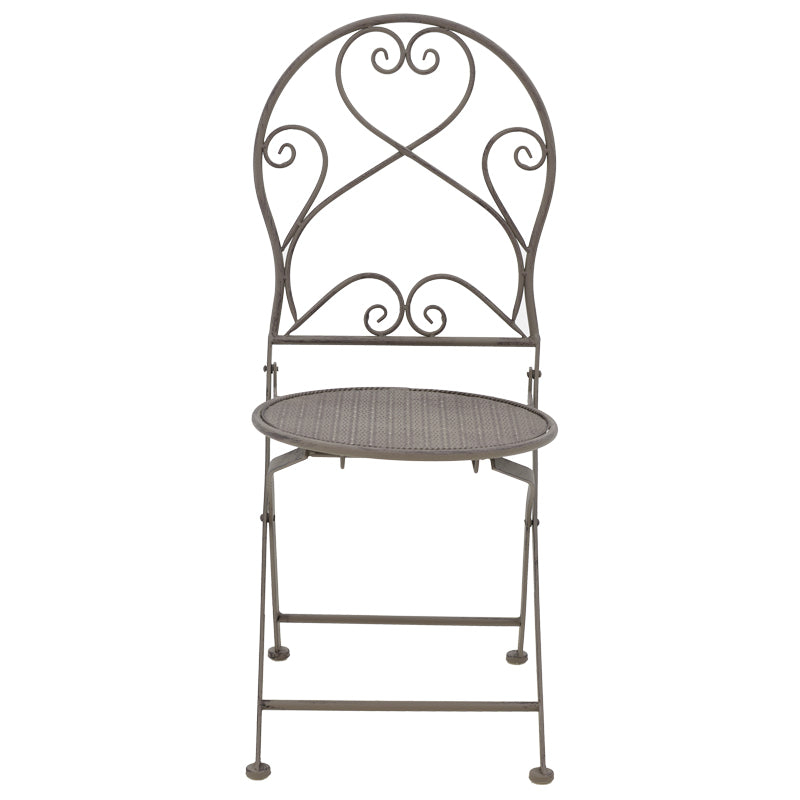 Τραπεζαρία Walen  σετ 3τεμ μέταλλο σε μπρονζέ απόχρωση - Image 6