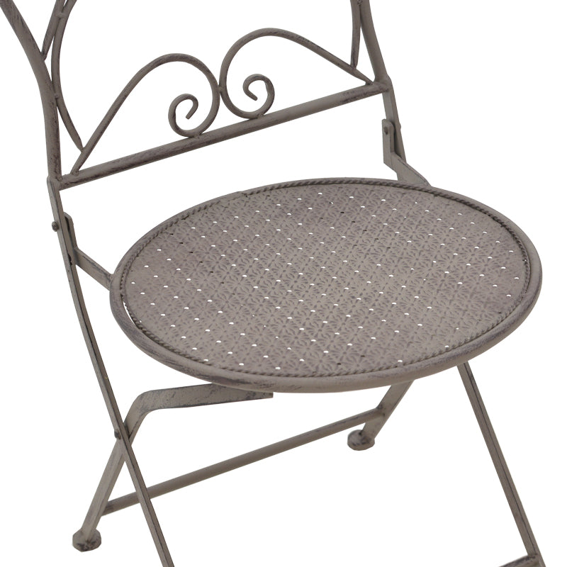 Τραπεζαρία Walen  σετ 3τεμ μέταλλο σε μπρονζέ απόχρωση - Image 9