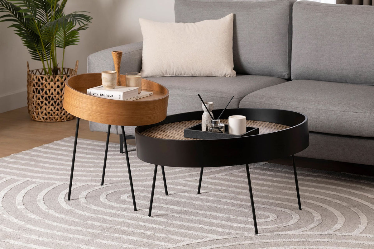 Βοηθητικό Τραπεζάκι Mesagros Φυσικό - Ξύλο 40x40x60 εκ. MDF
