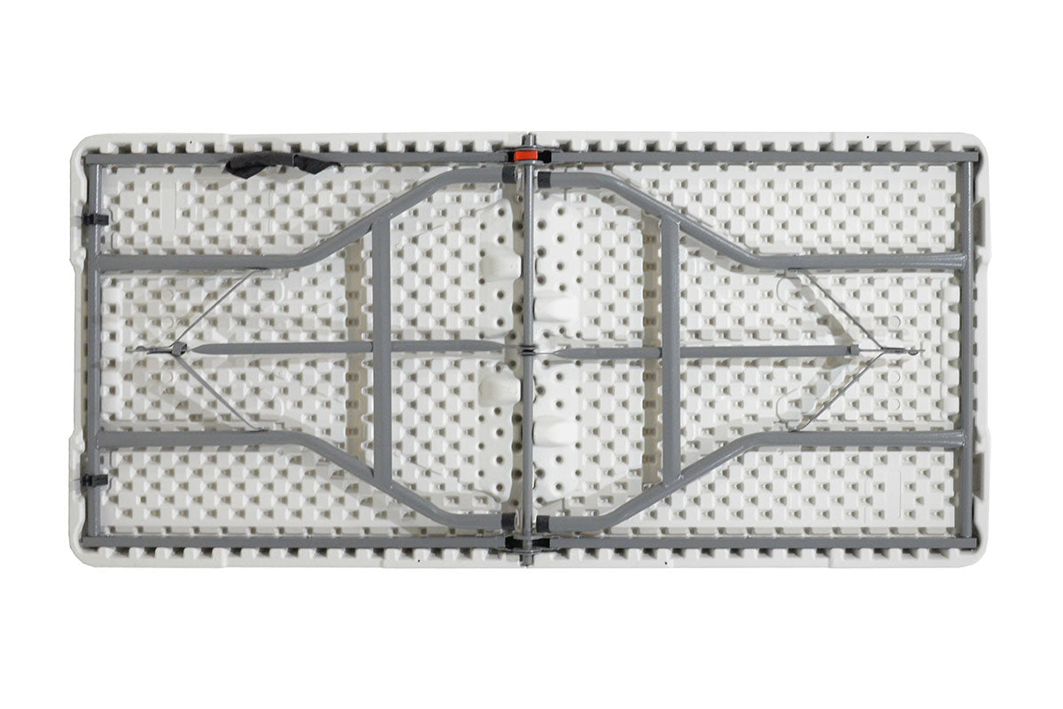 Τραπέζι catering Rodeo  πτυσσόμενο-βαλίτσα λευκό 152x70x74εκ - Image 4