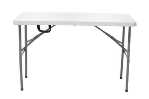 Τραπέζι catering Rodeo  πτυσσόμενο-βαλίτσα λευκό 122x60x74εκ - Pakobazaar