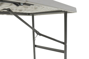 Τραπέζι catering Rodeo  πτυσσόμενο-βαλίτσα λευκό 122x60x74εκ - Pakobazaar