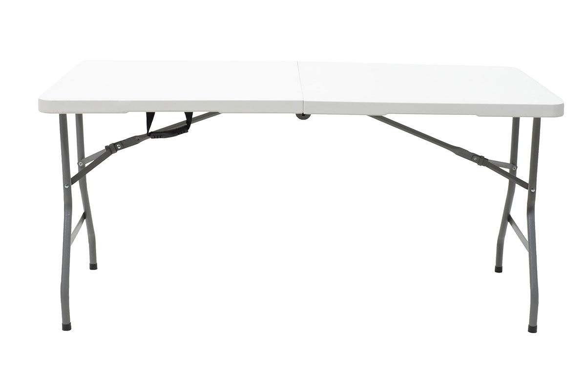 Τραπέζι catering Rodeo  πτυσσόμενο-βαλίτσα λευκό 183x76x74εκ - Pakobazaar