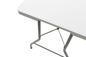 Τραπέζι catering Rodeo  πτυσσόμενο-βαλίτσα λευκό 183x76x74εκ - Pakobazaar