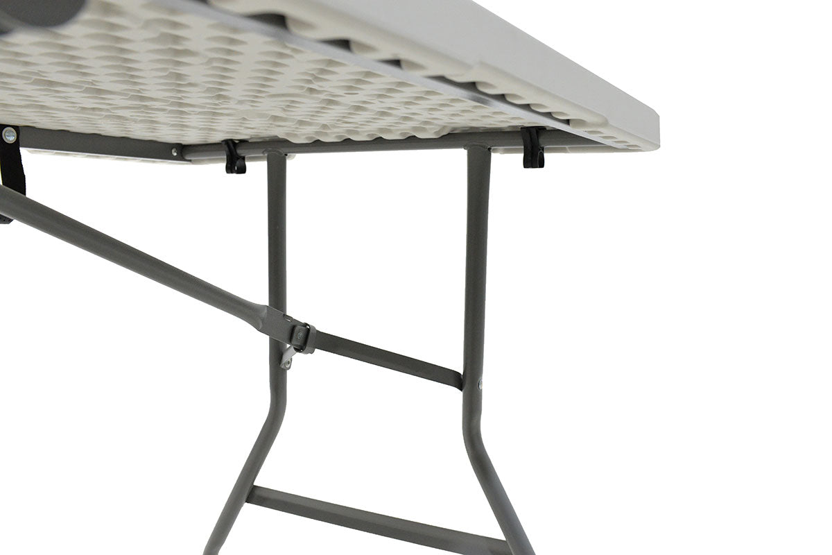 Τραπέζι catering Rodeo  πτυσσόμενο-βαλίτσα λευκό 183x76x74εκ - Pakobazaar