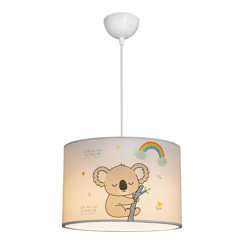 Παιδικό φωτιστικό οροφής Koala  led E27 πολύχρωμο PVC Φ30x20εκ - Pakobazaar