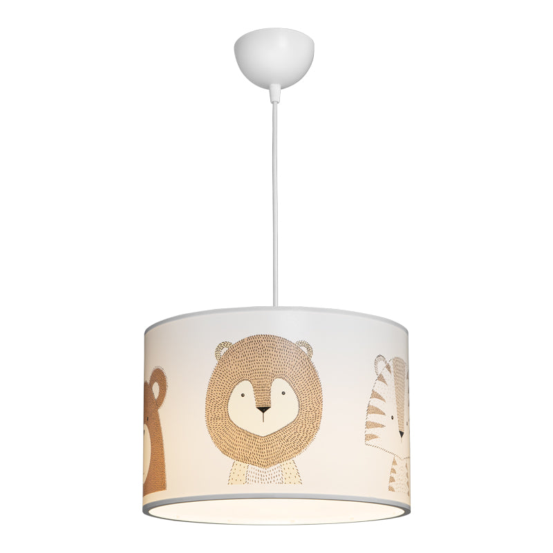 Παιδικό φωτιστικό οροφής Safari  led E27 πολύχρωμο PVC Φ30x20εκ - Pakobazaar