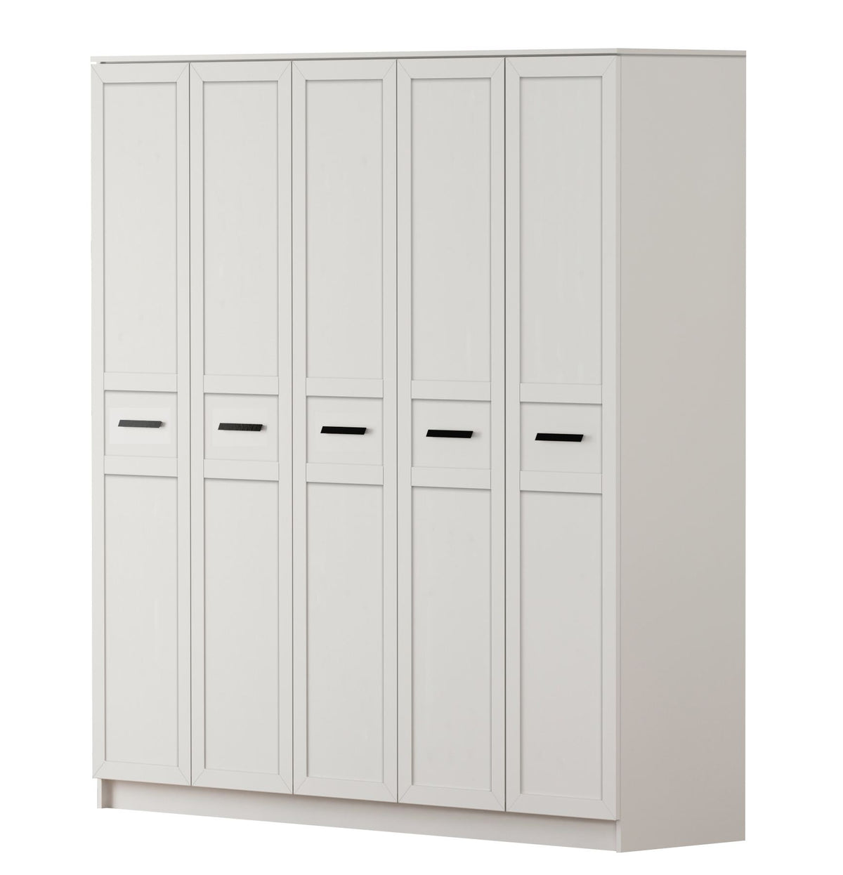 Ντουλάπα Rodopoli Λευκό Ματ 175x52x210 εκ. Μελαμίνης