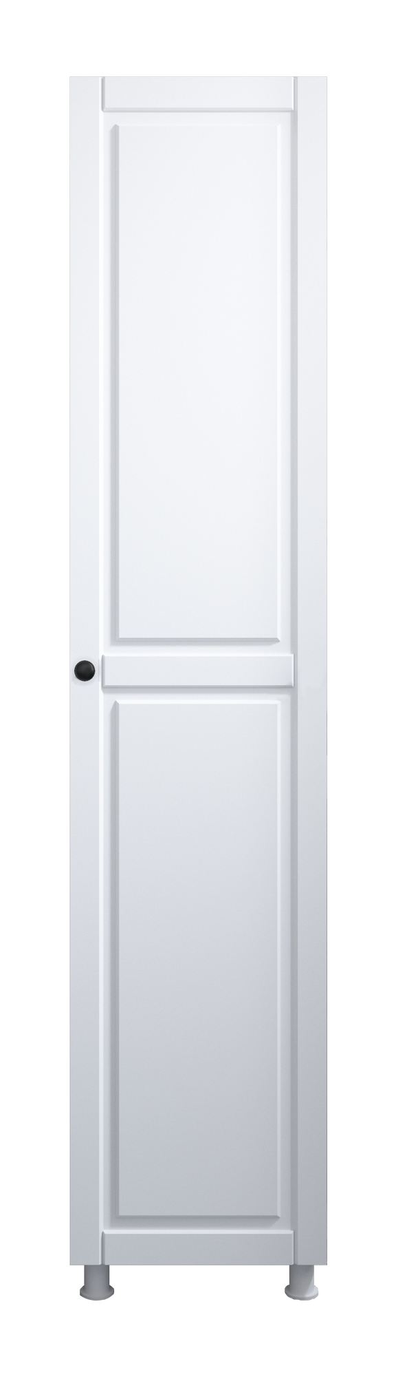 Στήλη Αποθήκευσης Syvros Λευκό Ματ 35x33x180 εκ. Μελαμίνης Κωδ. 055 - Pakobazaar