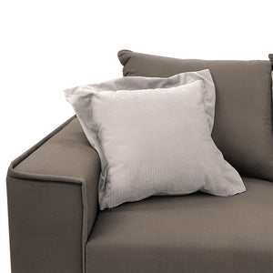 Γωνιακός καναπές Fabulous  αναστρέψιμος ύφασμα mocha-cream 240x165x95εκ - Image 5