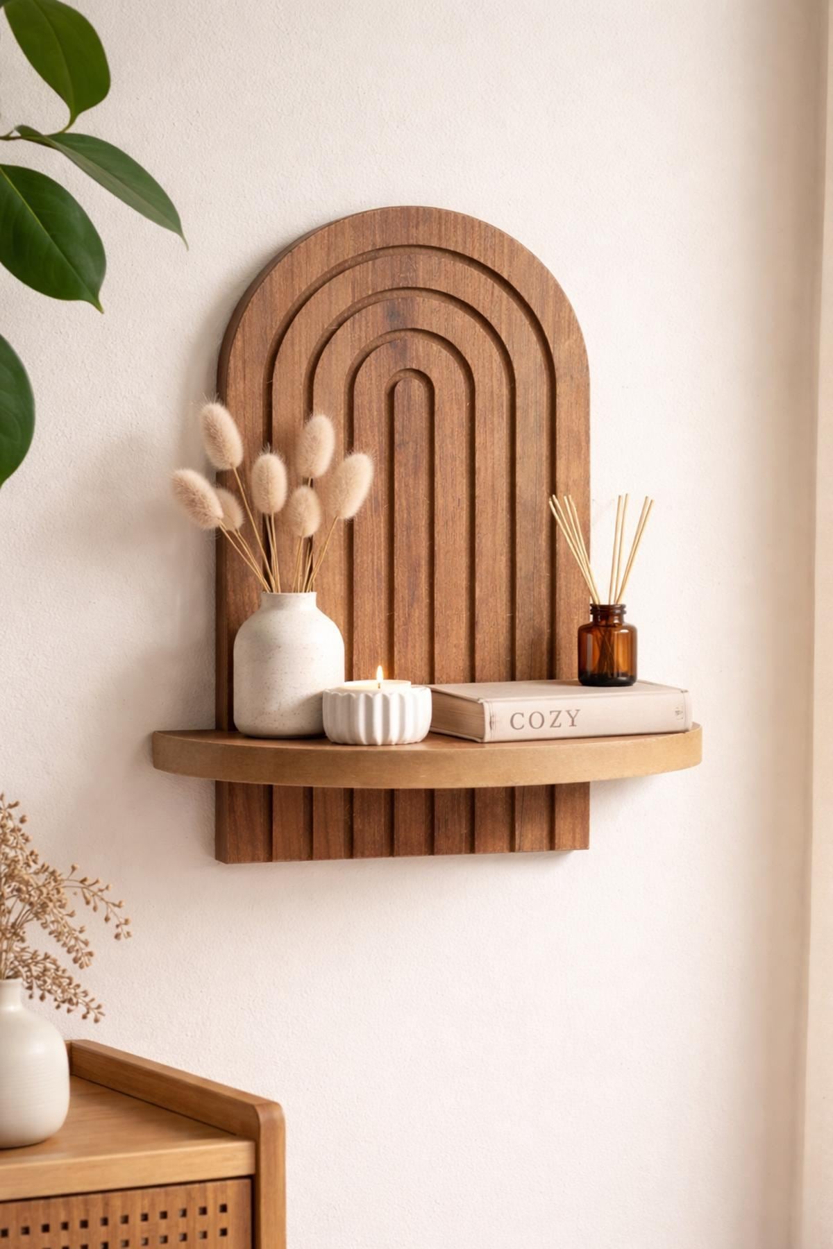 Ράφι Τοίχου Gavros Δρυς 26x13x35 εκ. MDF