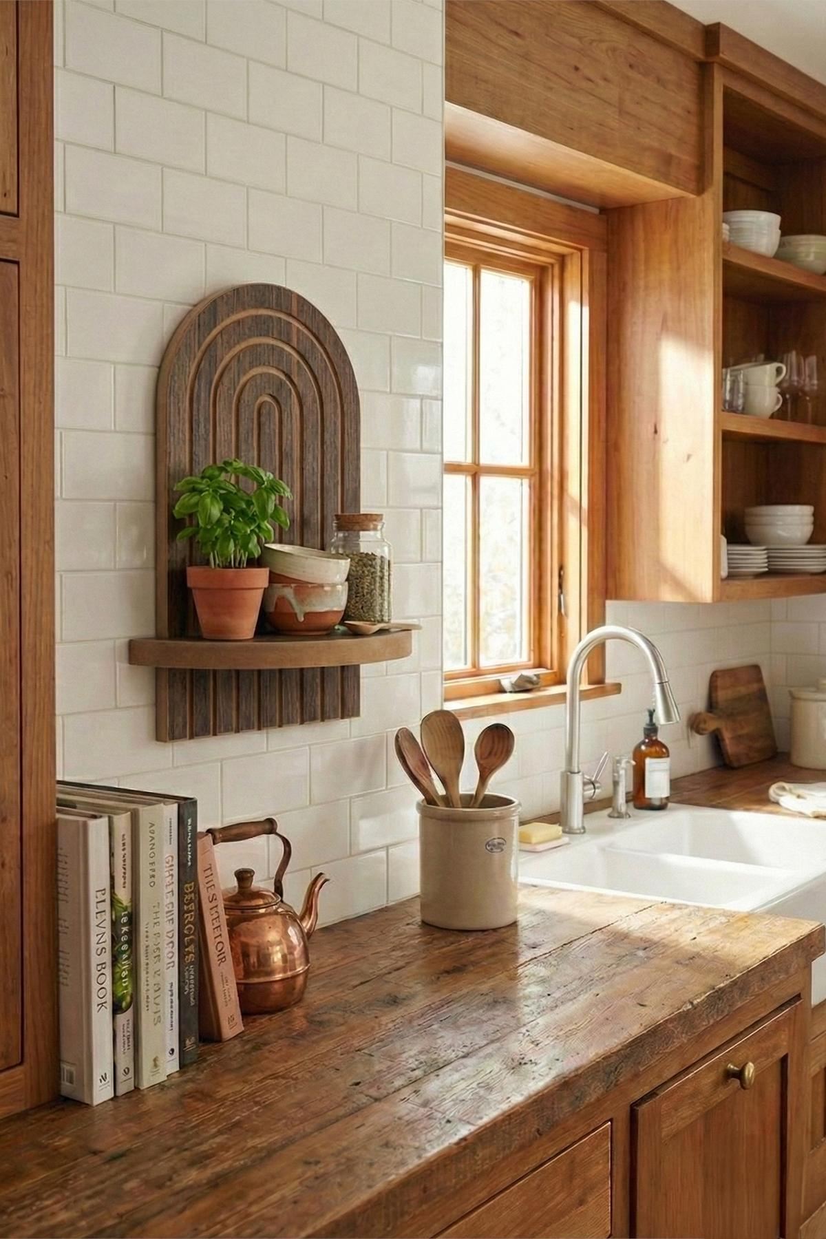 Ράφι Τοίχου Gavros Βέγγε 26x13x35 εκ. MDF