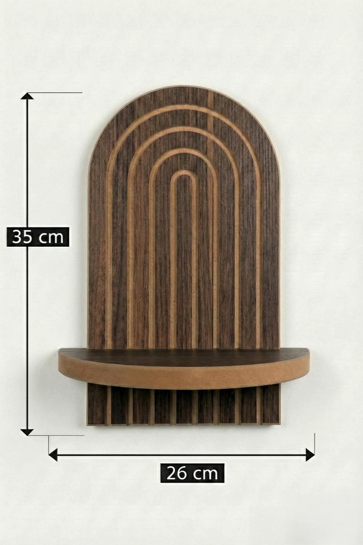 Ράφι Τοίχου Gavros Βέγγε 26x13x35 εκ. MDF