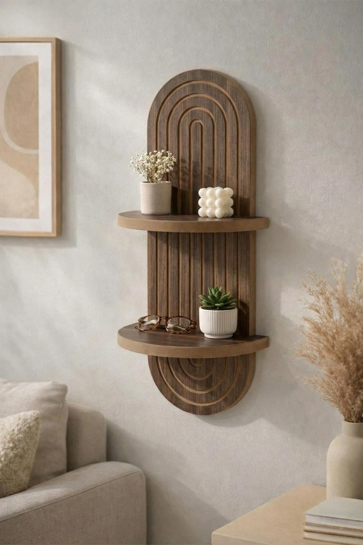 Ράφι Τοίχου Gialiskos Βέγγε 26x13x70 εκ. MDF