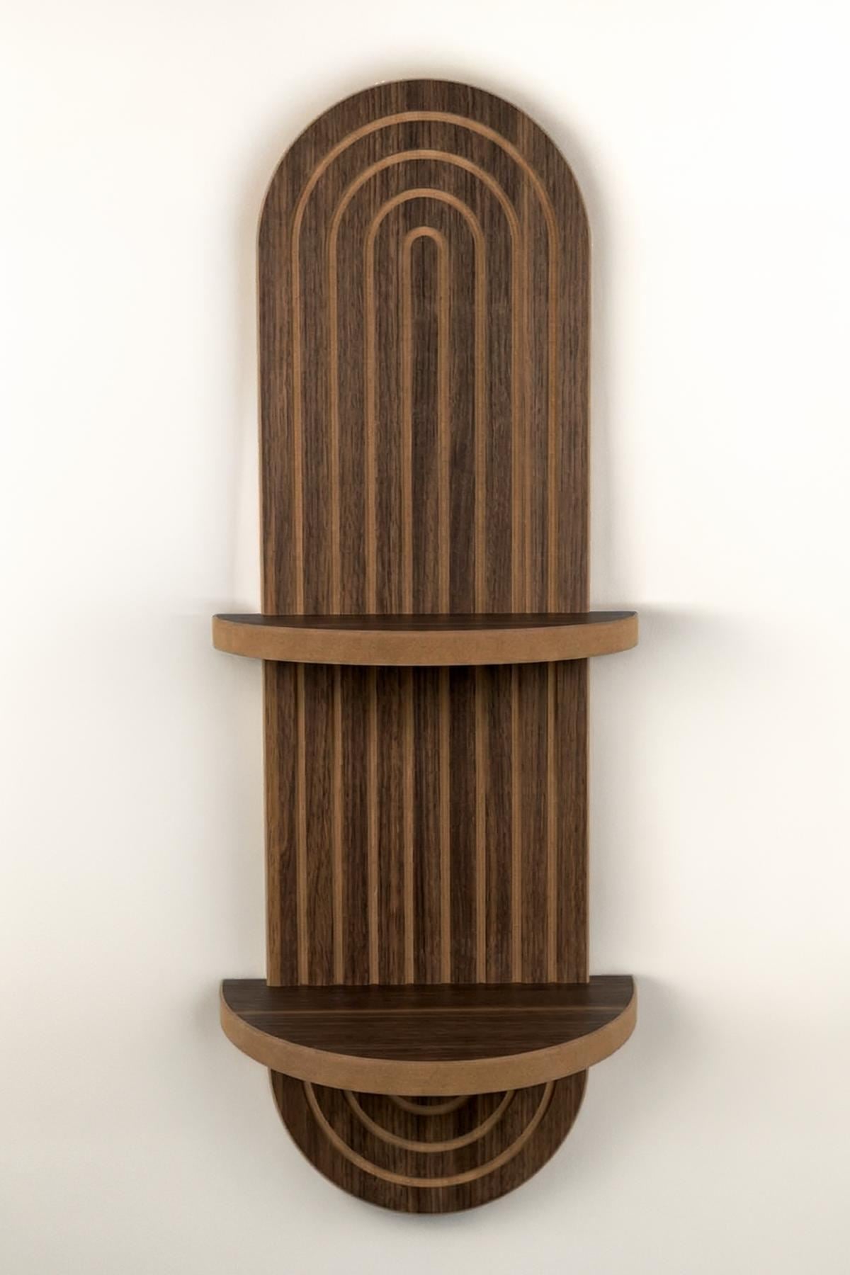 Ράφι Τοίχου Gialiskos Βέγγε 26x13x70 εκ. MDF