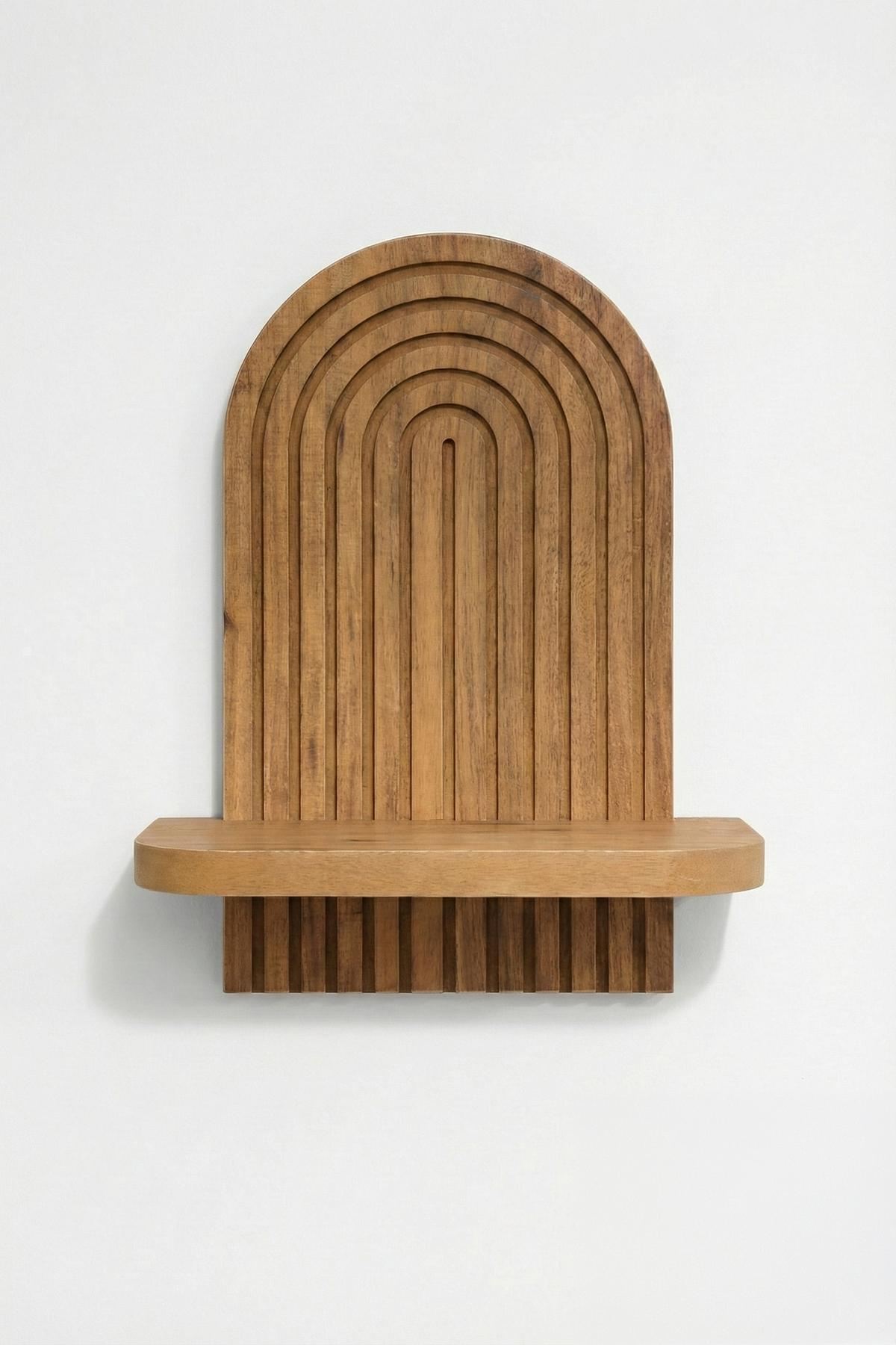 Ράφι Τοίχου Gerolimenas Δρυς 26x13x35 εκ. MDF