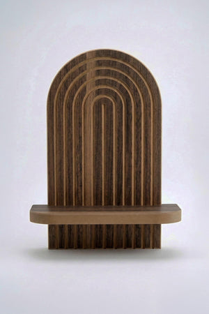 Ράφι Τοίχου Gerolimenas Βέγγε 26x13x35 εκ. MDF