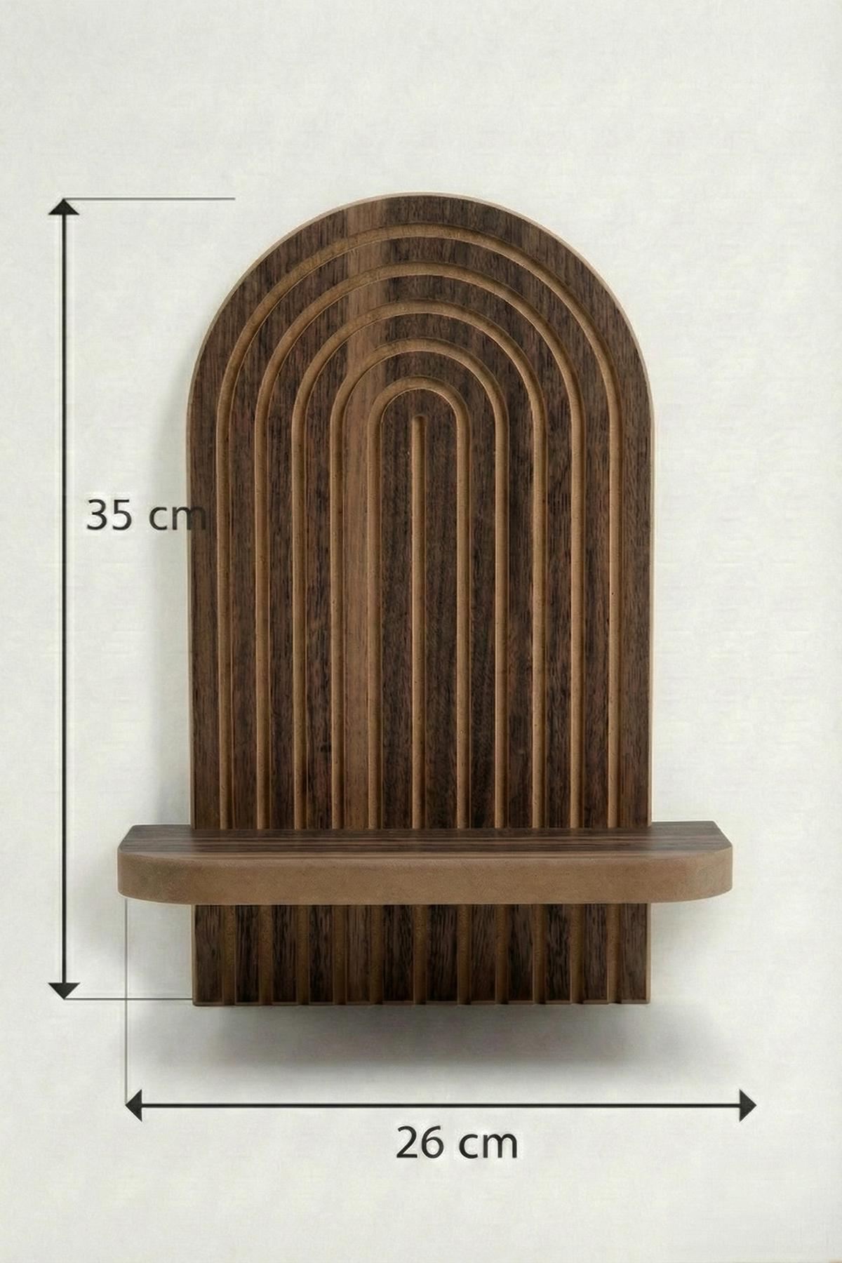 Ράφι Τοίχου Gerolimenas Βέγγε 26x13x35 εκ. MDF