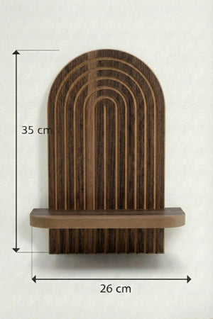 Ράφι Τοίχου Gerolimenas Βέγγε 26x13x35 εκ. MDF