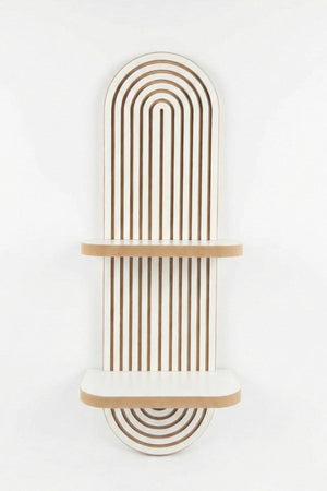 Ράφι Τοίχου Kamini Λευκό 26x13x70 εκ. MDF