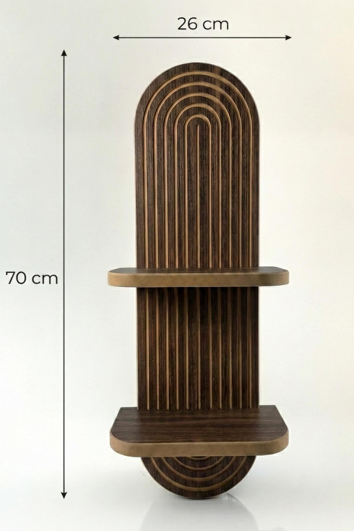 Ράφι Τοίχου Kamini Βέγγε 26x13x70 εκ. MDF