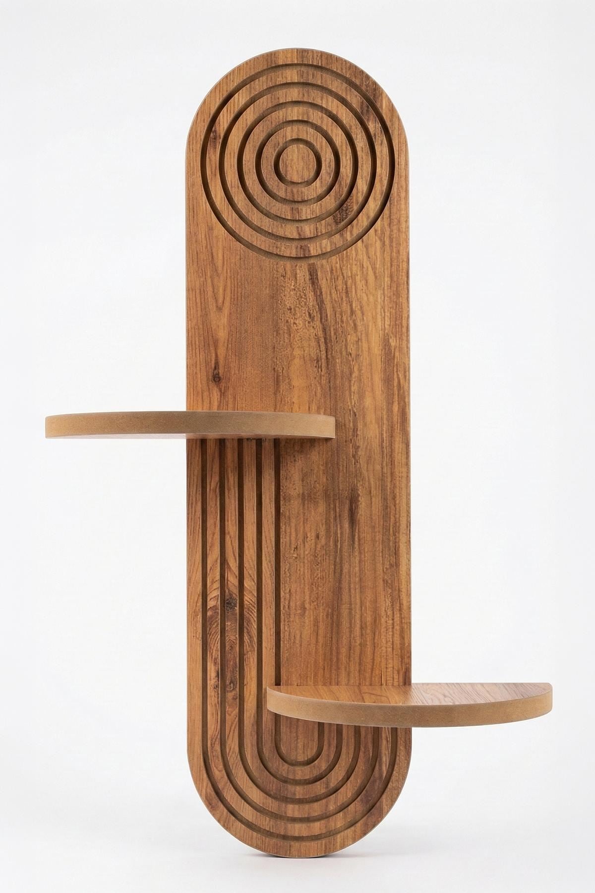 Ράφι Τοίχου Kampia Δρυς 26x13x70 εκ. MDF