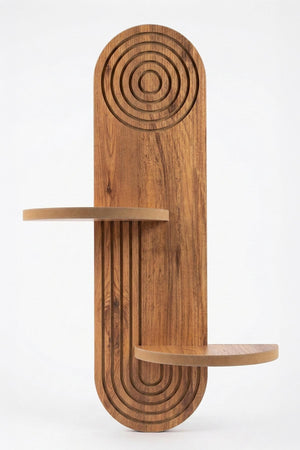 Ράφι Τοίχου Kampia Δρυς 26x13x70 εκ. MDF