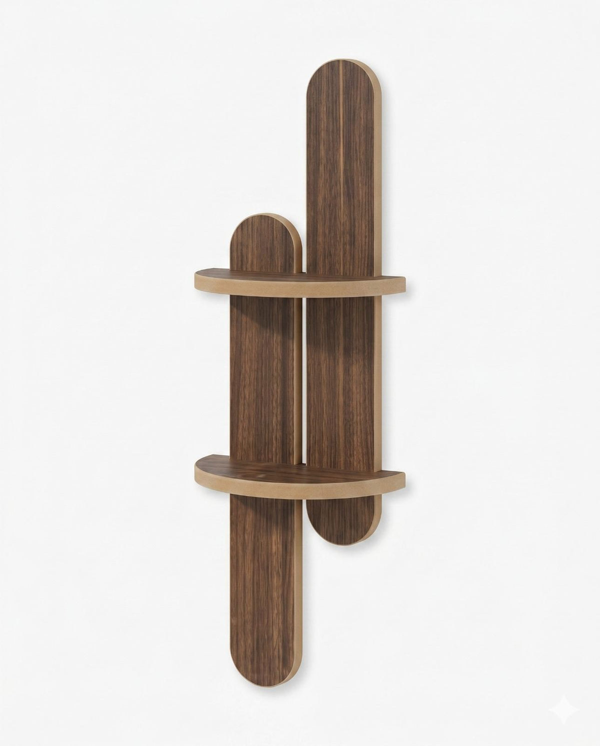 Ράφι Τοίχου Kapareli Βέγγε 26x13x80 εκ. MDF