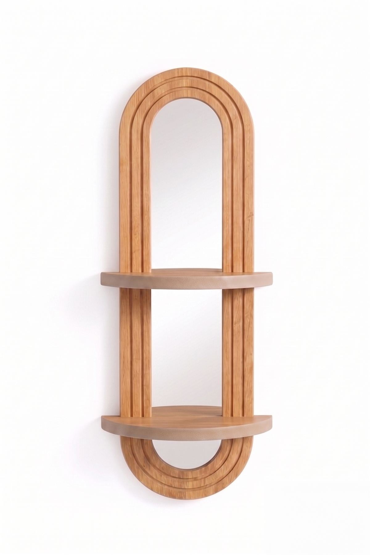 Ράφι Τοίχου Karfas Δρυς 26x13x70 εκ. MDF