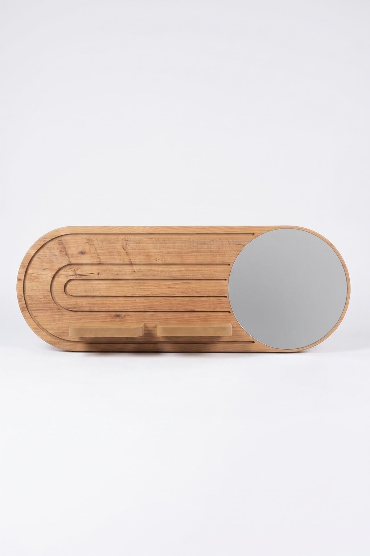 Ράφι Τοίχου Malakasa Δρυς 70x10x25 εκ. MDF
